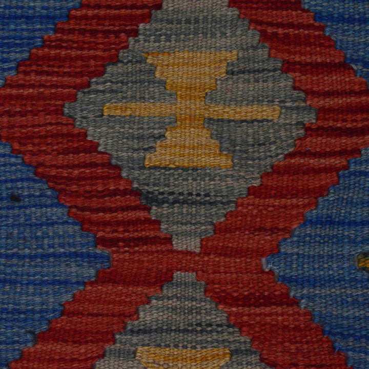 Hand Knotted Flatweave Kilim Runner 1' 8" x 4' 11" - No. AL49208