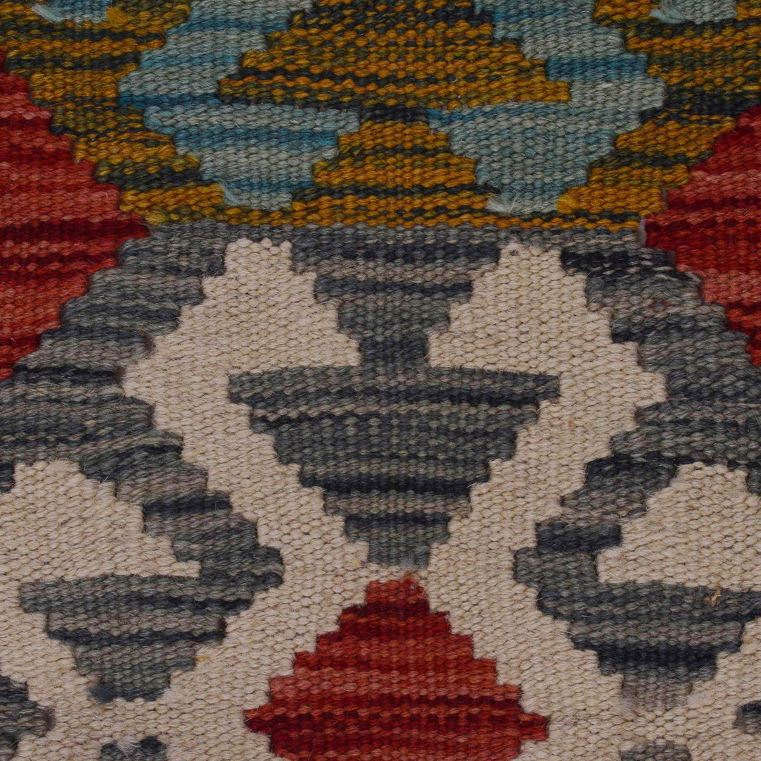 Handmade Afghan Vegetable Kilim Runner 1' 10" x 4' 11" - No. AL78557