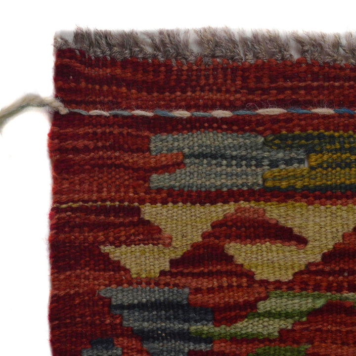 Hand Made Afghan Kilim Runner 1' 10" x 5' 0" - No. AL16526