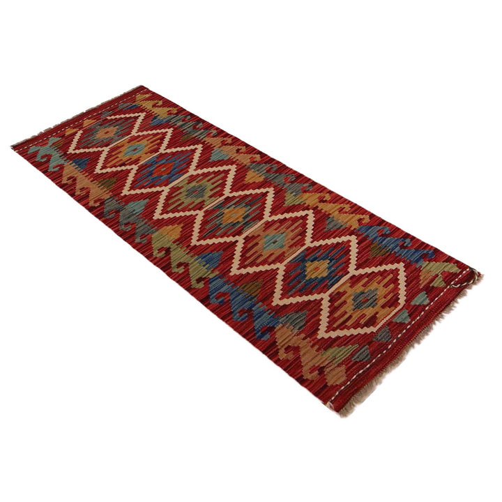 Handmade Vegetable Kilim Runner 1' 8" x 4' 9" - No. AL88855