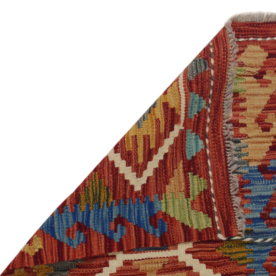 Handmade Vegetable Kilim Runner 1' 8" x 4' 9" - No. AL88855