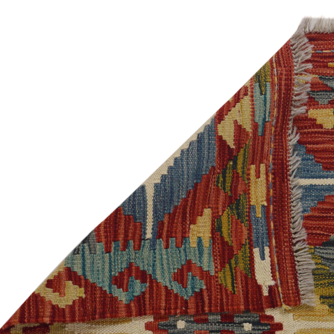 Handmade Vegetable Kelim Runner 1' 10" x 4' 11" - No. AL30883