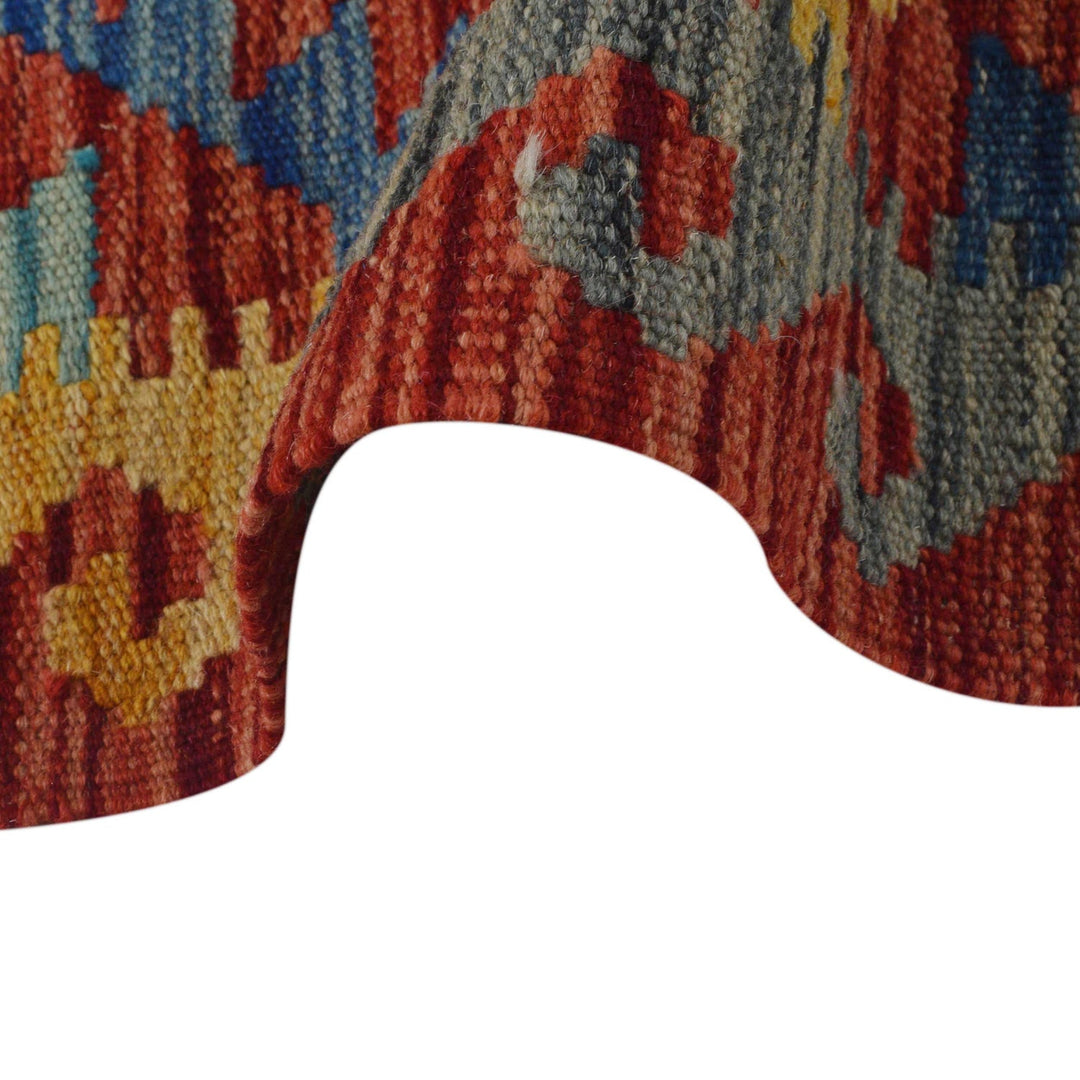 Handmade Turkish Design Wool Kilim Runner 1' 8" x 4' 9" - No. AL99932