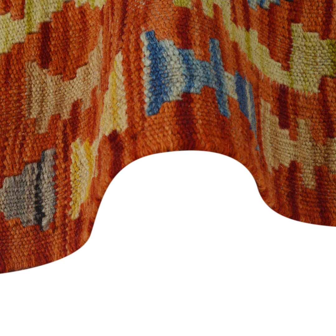 Hand Knotted Flatweave Kilim Runner 1' 10" x 5' 2" - No. AL63215