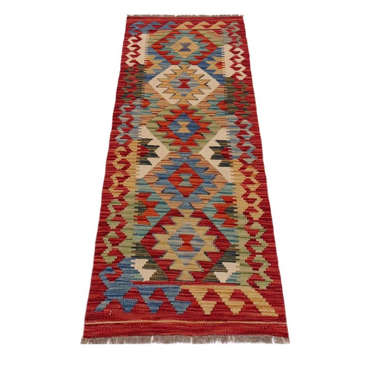 Hand Made Afghan Kilim Runner 1' 8" x 4' 11" - No. AL61005