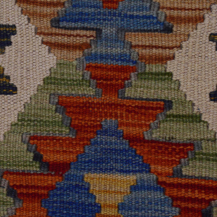 Hand Made Afghan Kilim Runner 1' 8" x 4' 11" - No. AL61005