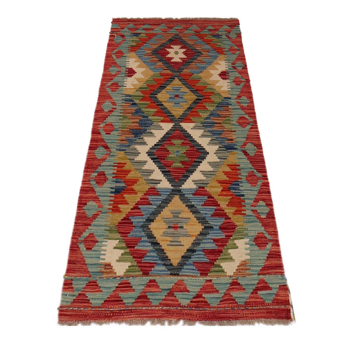 Handmade Vegetable Kilim Runner 1' 9" x 4' 11" - No. AL21778