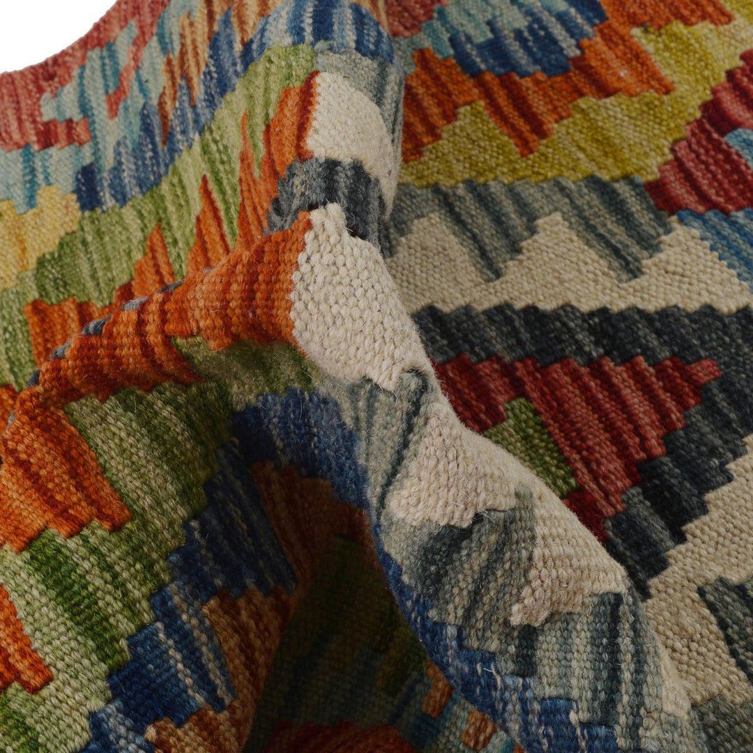 Handmade Vegetable Kilim Runner 1' 9" x 4' 11" - No. AL21778