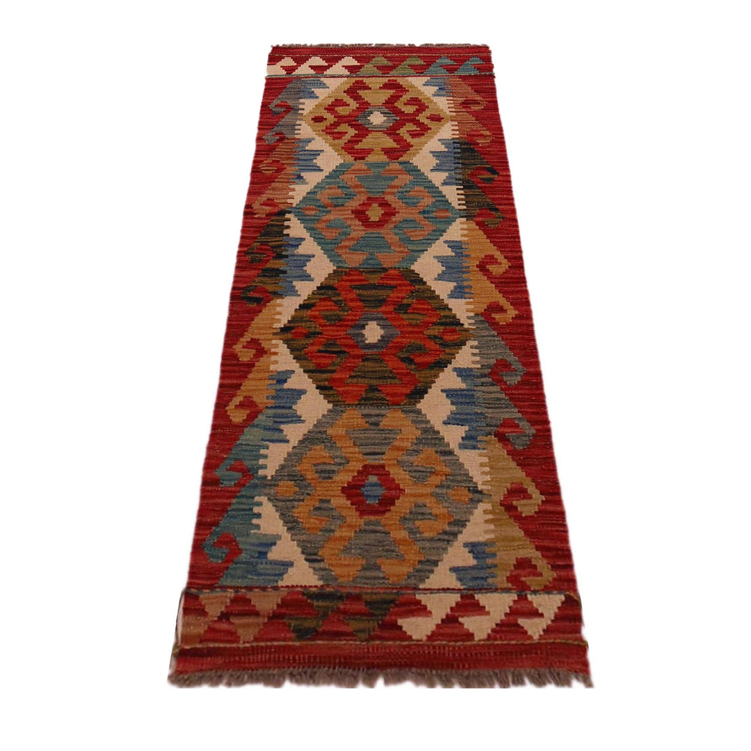Short Chobi Kilim Runner 1' 7" x 4' 11" - No. AL97604