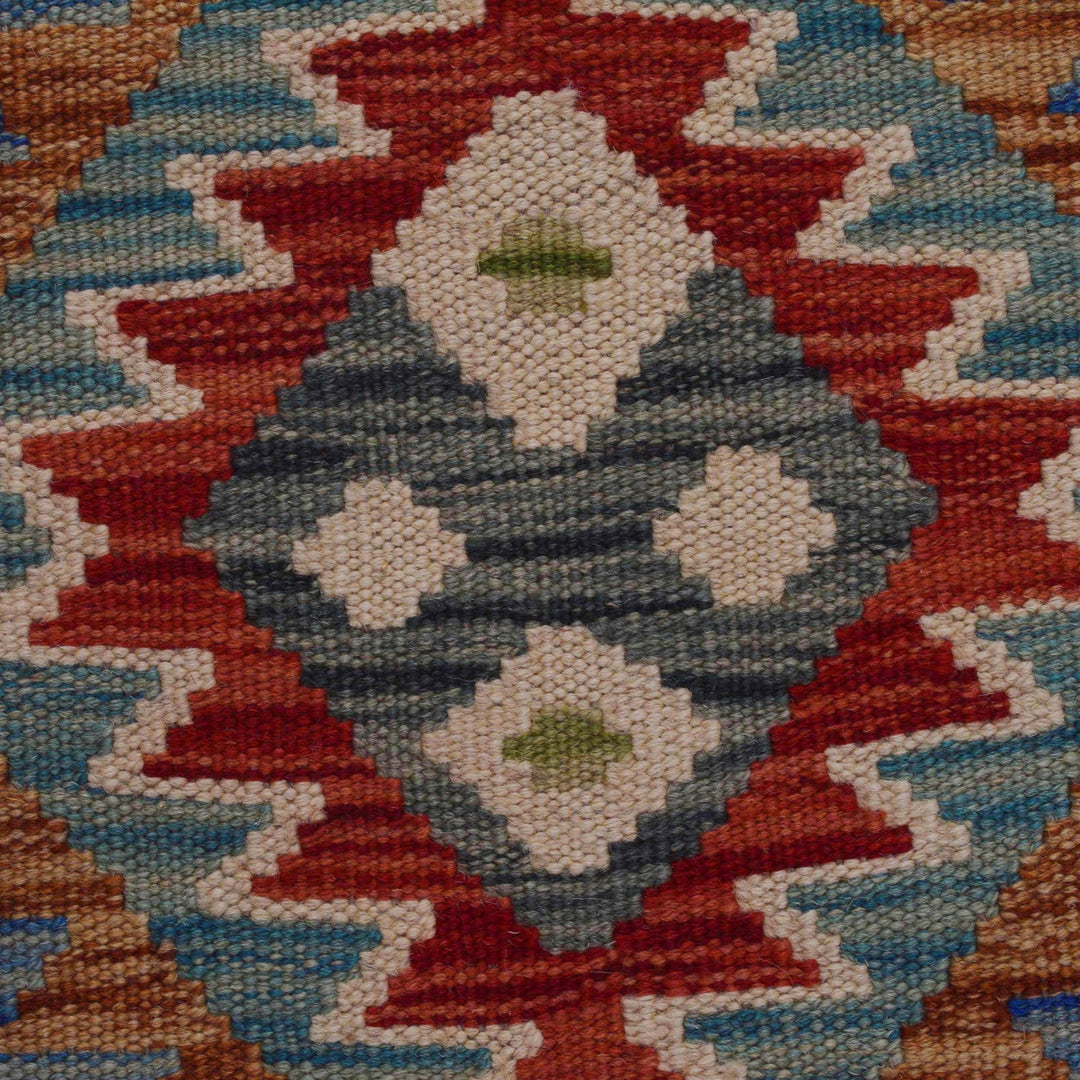 Hand Knotted Flatweave Kilim Runner 1' 10" x 4' 11" - No. AL80565