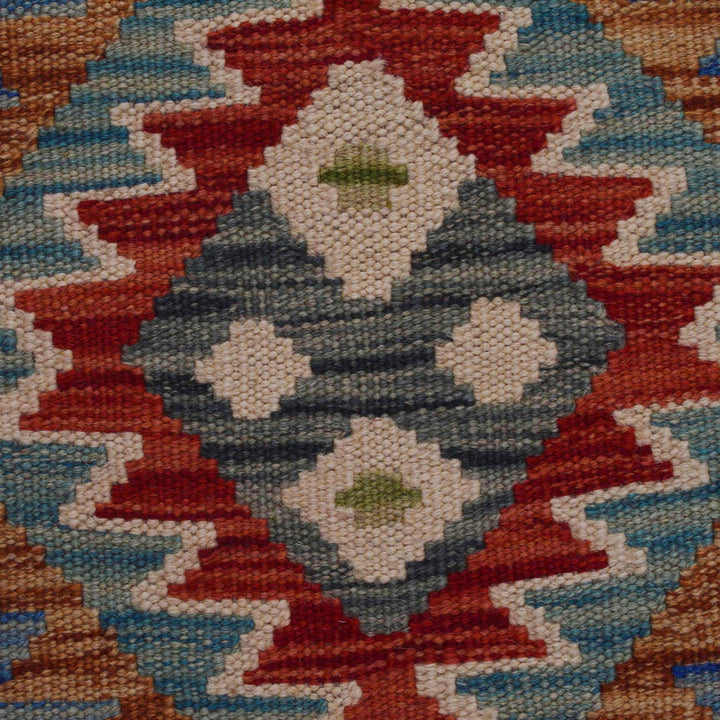 Hand Knotted Flatweave Kilim Runner 1' 10" x 4' 11" - No. AL80565