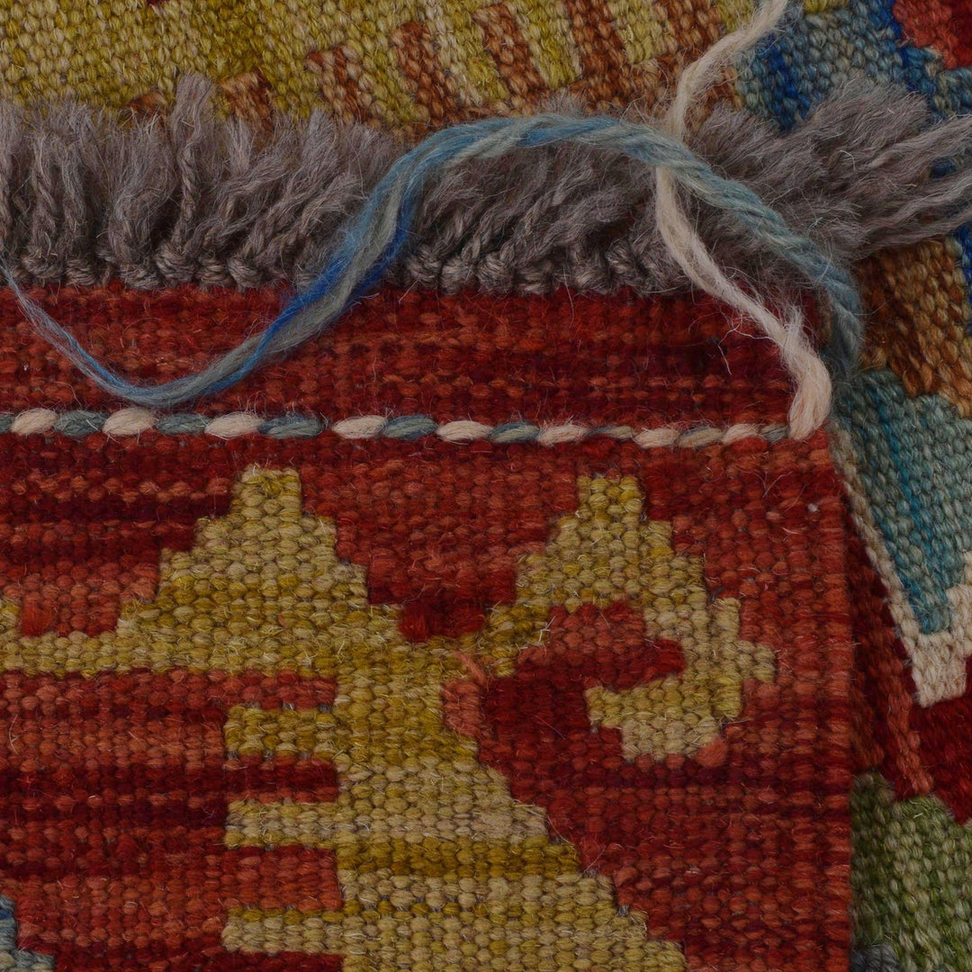 Hand Knotted Flatweave Kilim Runner 1' 10" x 4' 11" - No. AL80565