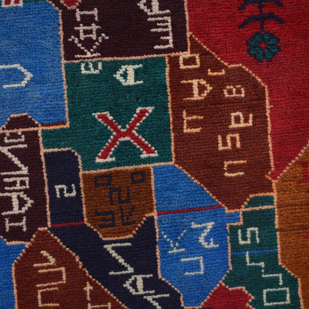 Handmade Picture Area Rug 2' 9" x 4' 5" - No. AL99511