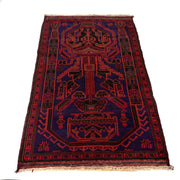Hand Knotted Baluchi Rug 3' 1" x 4' 9" - No. AL86284