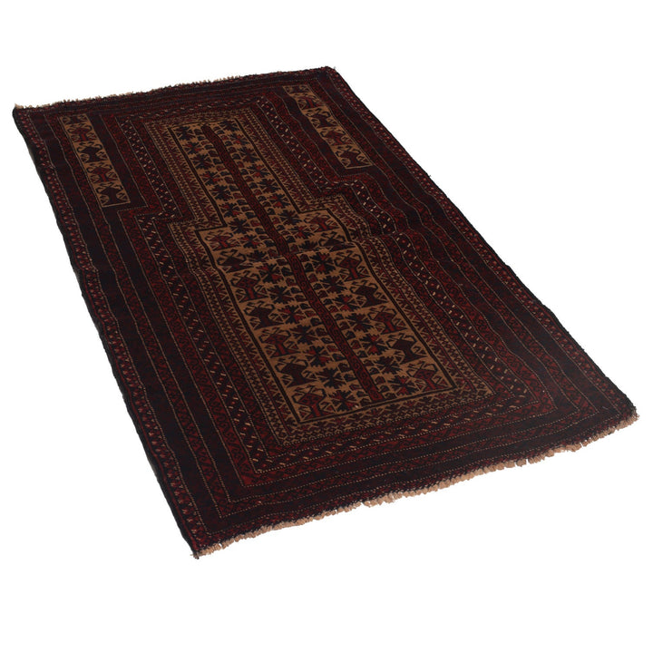 Hand Knotted Prayer Rug 2' 11" x 4' 6" - No. AL25071