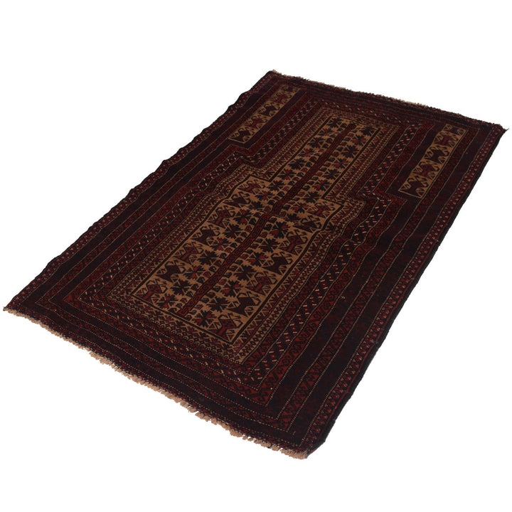 Hand Knotted Prayer Rug 2' 11" x 4' 6" - No. AL25071
