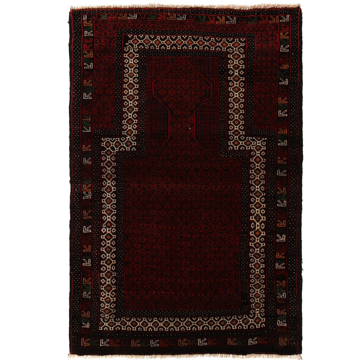Hand Knotted Prayer Rug 2' 10" x 4' 6" - No. AL78898