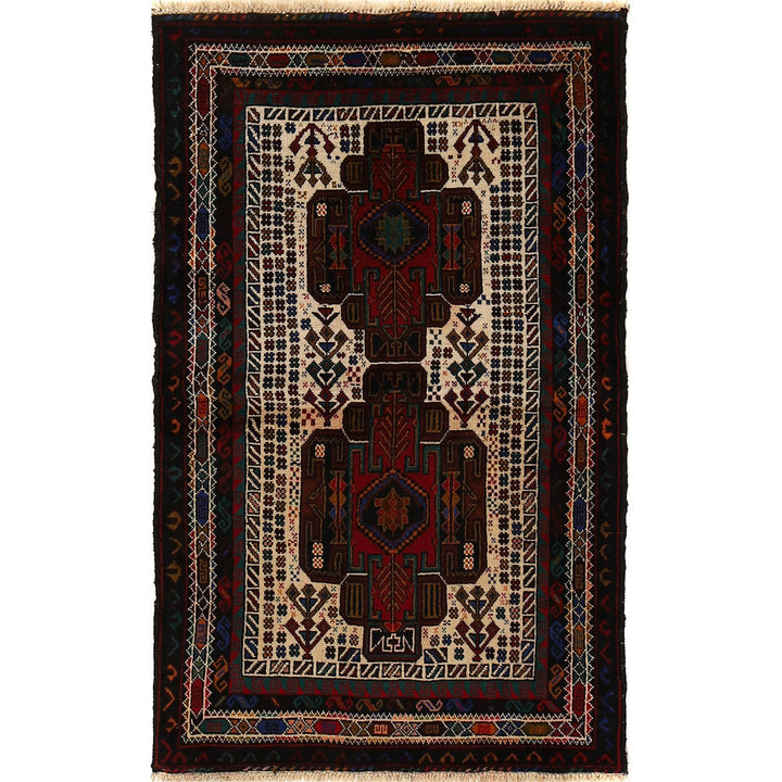 Baluch Small Size Rug 2' 11" x 4' 10" - No. AL11064