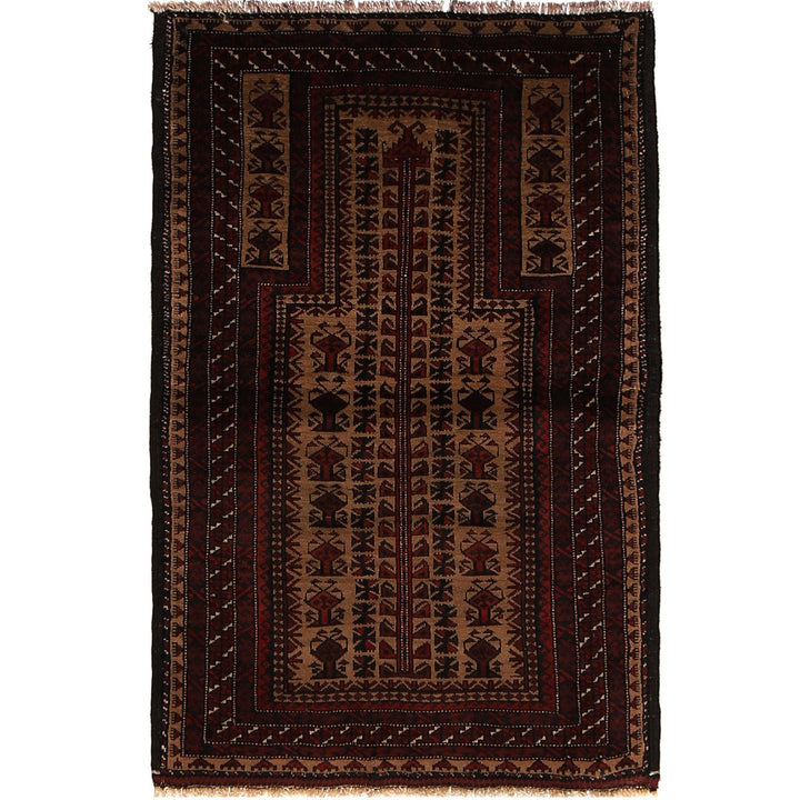 Handmade Prayer Rug 2' 6" x 3' 10" - No. AL97535