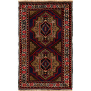 Baluch Small Size Rug 2' 9" x 4' 7" - No. AL90827
