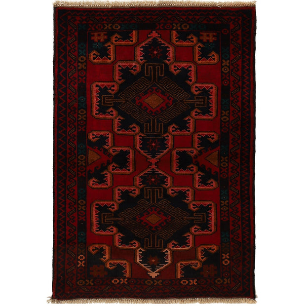 Handmade Balochi Rug 3' 0" x 4' 6" - No. AL14732