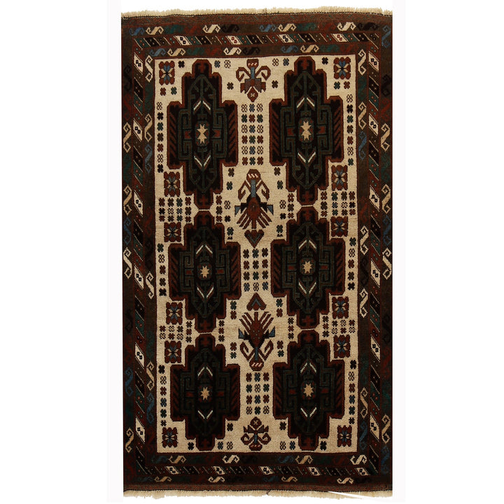Handmade Balochi Rug 3' 0" x 4' 9" - No. AL78000