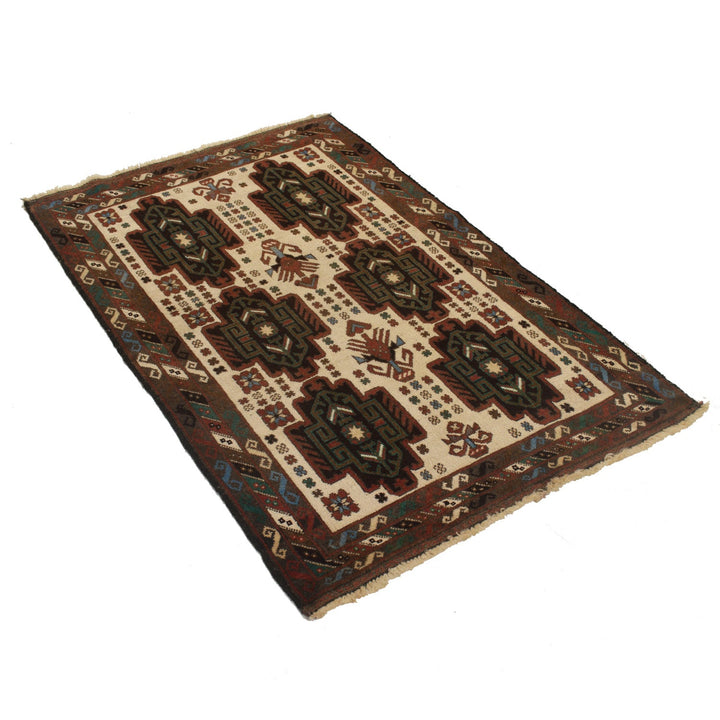 Handmade Balochi Rug 3' 0" x 4' 9" - No. AL78000