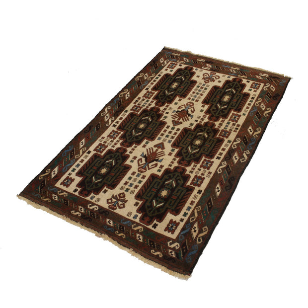 Handmade Balochi Rug 3' 0" x 4' 9" - No. AL78000