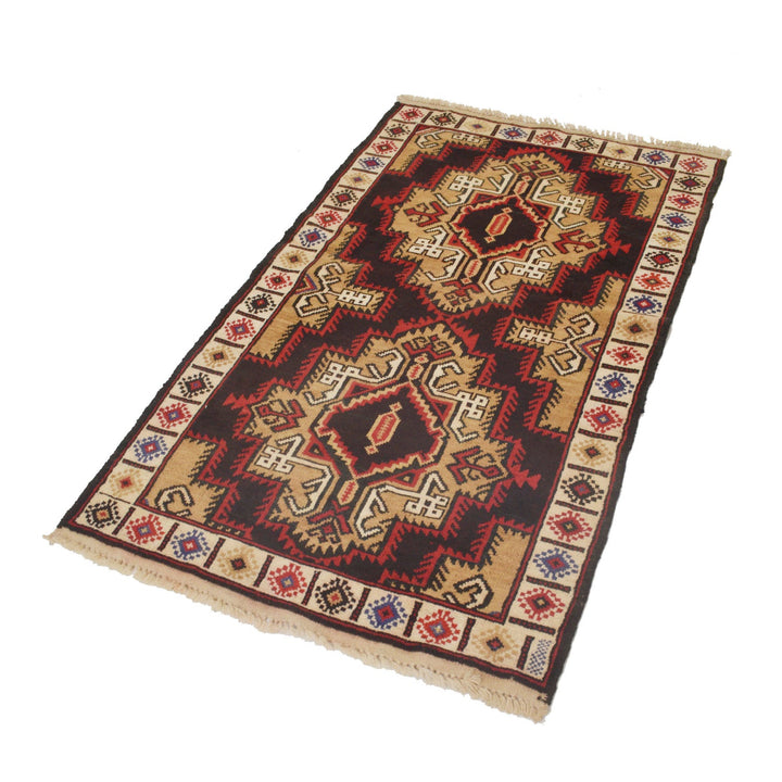 Handmade Balochi Rug 2' 9" x 4' 9" - No. AL49772