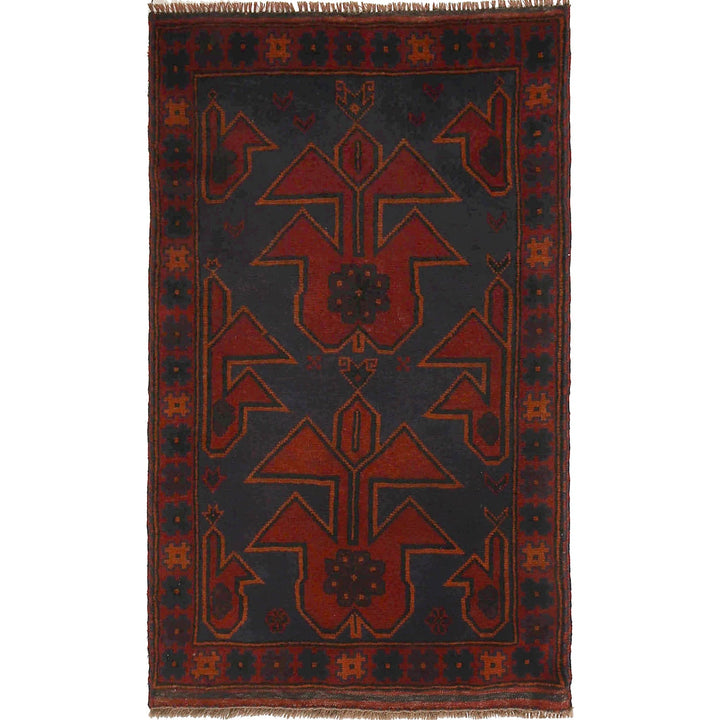 Hand Knotted Baluchi Rug 2' 12" x 4' 9" - No. AL45493