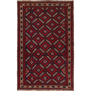Handmade Balochi Carpet 2' 9" x 4' 9" - No. AL94274
