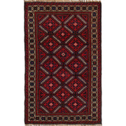 Handmade Balochi Carpet 2' 9" x 4' 6" - No. AL40042