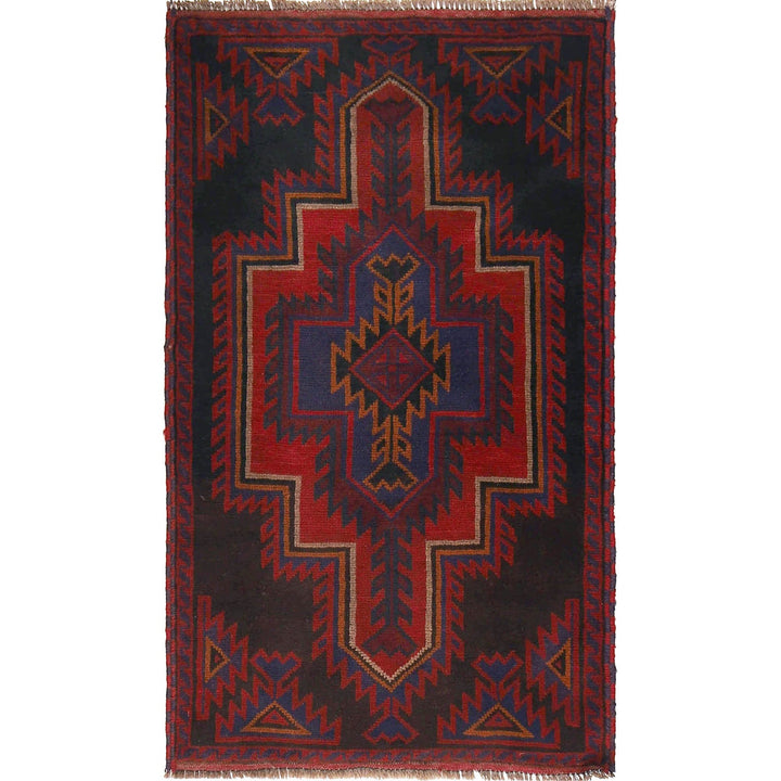 Handmade Balochi Carpet 2' 10" x 4' 9" - No. AL12807