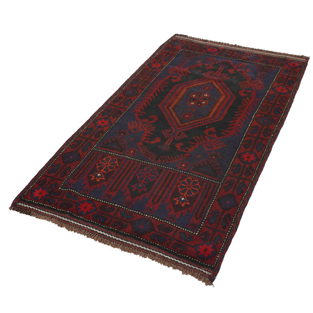 Hand Knotted Prayer Rug 2' 11" x 5' 1" - No. AL47470
