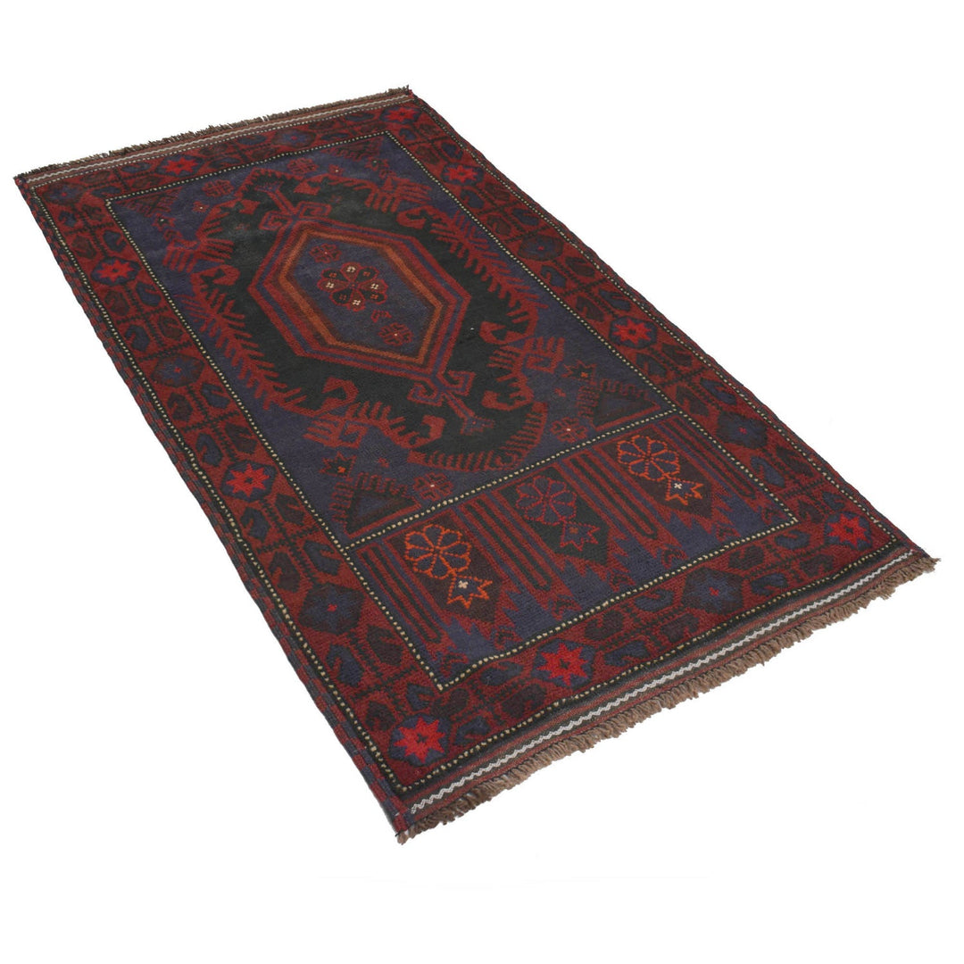Hand Knotted Prayer Rug 2' 11" x 5' 1" - No. AL47470
