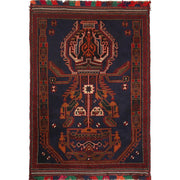 Hand Knotted Baluchi Rug 3' 1" x 4' 10" - No. AL44191