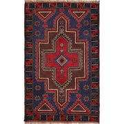 Handmade Balochi Carpet 2' 10" x 4' 6" - No. AL98063