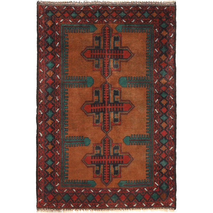 Tribal Baloch Rug 3' 0" x 4' 4" - No. AL81721