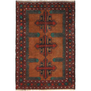 Tribal Baloch Rug 3' 0" x 4' 4" - No. AL81721