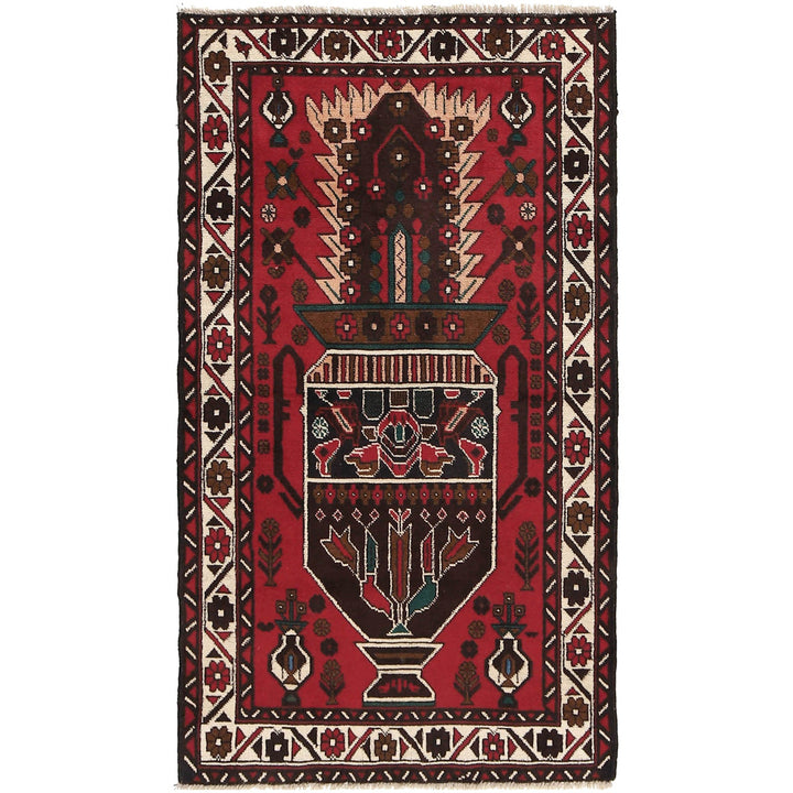 Tribal Baloch Rug 2' 11" x 5' 2" - No. AL52083