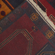 Red Color Baluchi Rug 2' 10" x 4' 10" - No. AL53180
