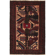 Multi Color Baluchi Rug 2' 11" x 4' 6" - No. AL50392