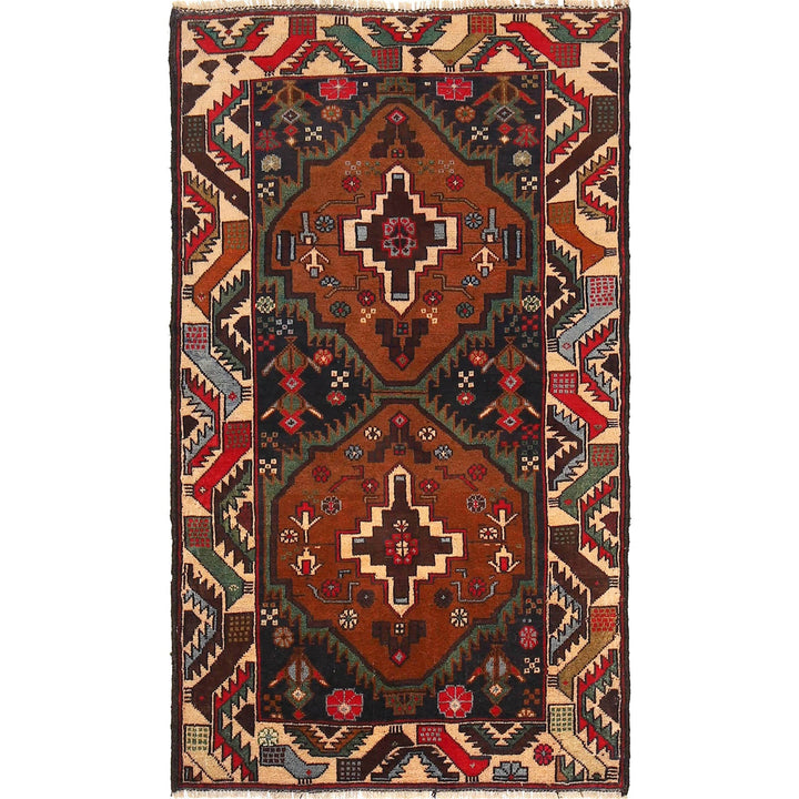 Multi Color Baluchi Rug 2' 7" x 4' 6" - No. AL48957