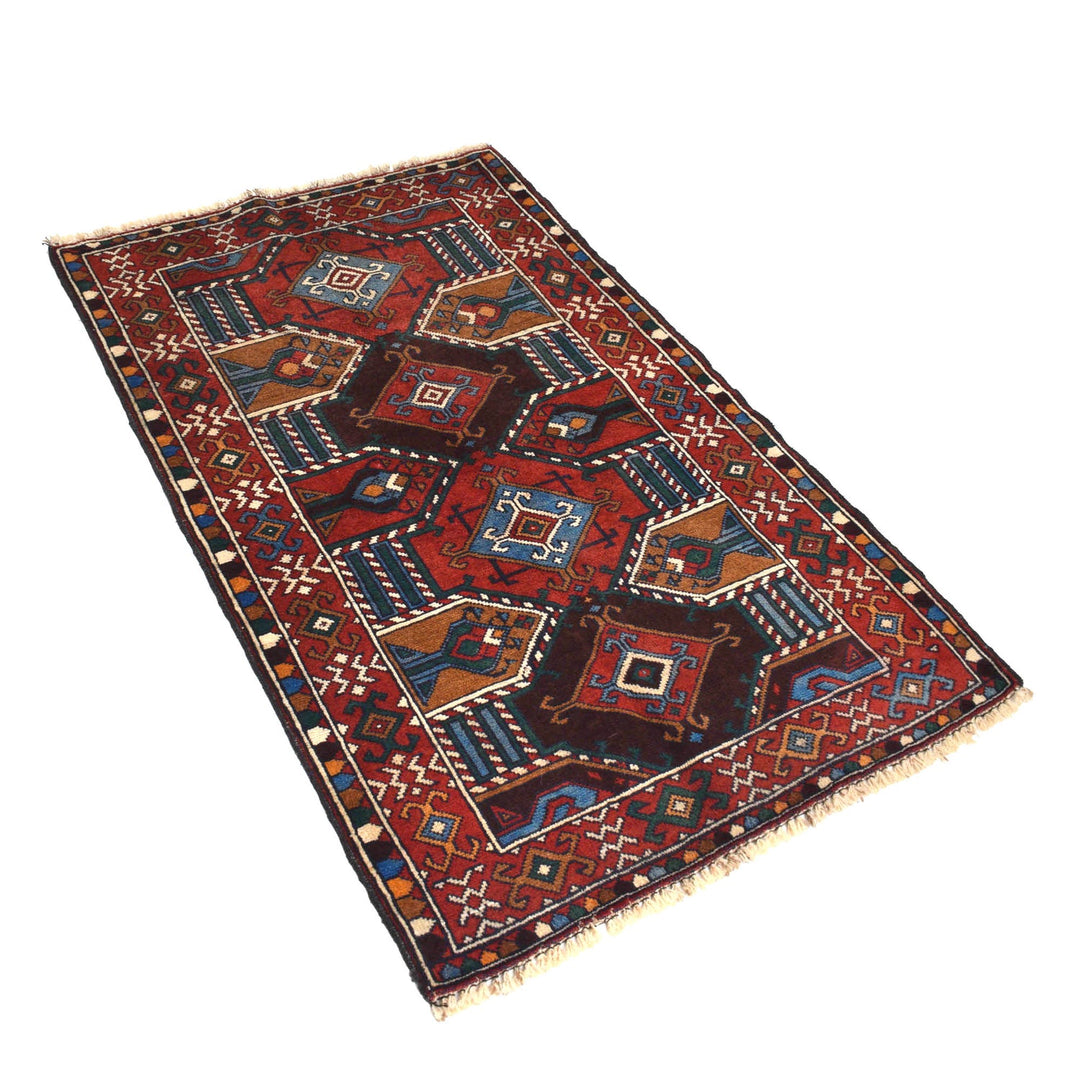 Tribal Baloch Rug 2' 8" x 4' 5" - No. AL50220