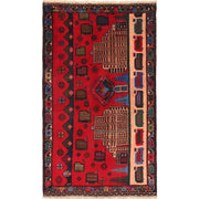 Handmade Picture Area Rug 3' 0" x 5' 0" - No. AL10735
