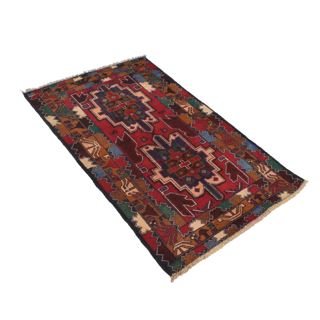 Baluch Small Size Rug 2' 9" x 4' 6" - No. AL40453
