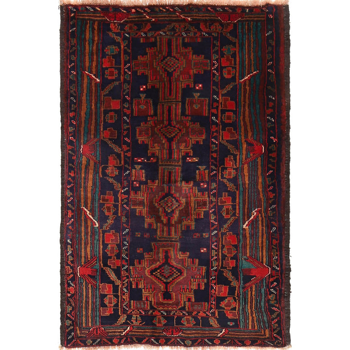 Baluch Small Size Rug 3' 4" x 4' 11" - No. AL84769