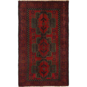 Tribal Baloch Rug 2' 9" x 4' 9" - No. AL48113