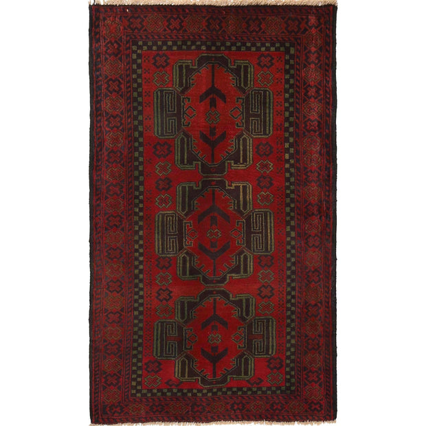 Tribal Baloch Rug 2' 9" x 4' 9" - No. AL48113