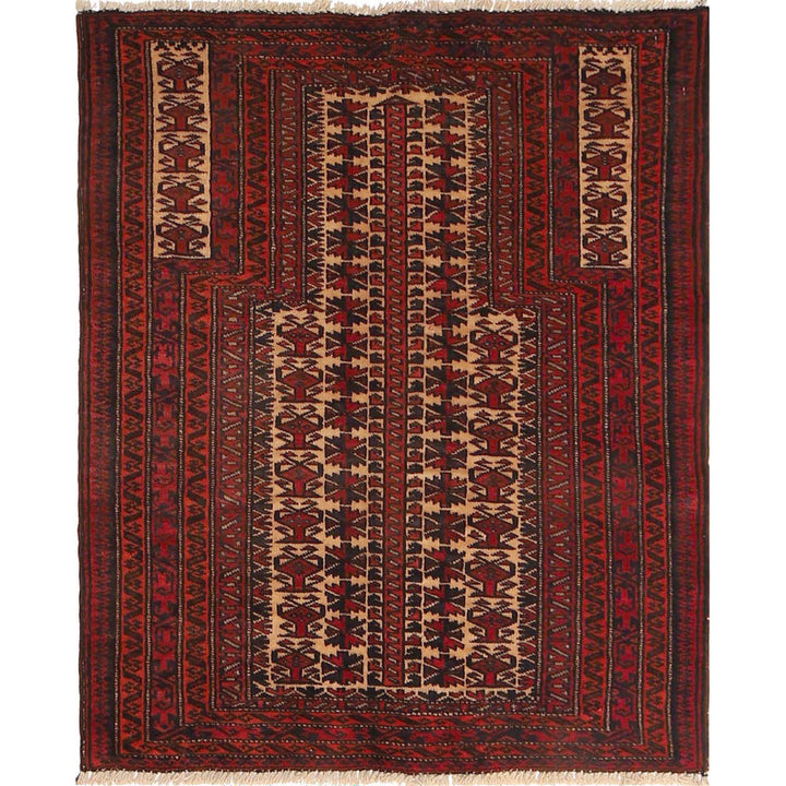 Small Prayer Carpet 2' 8" x 3' 8" - No. AL44137